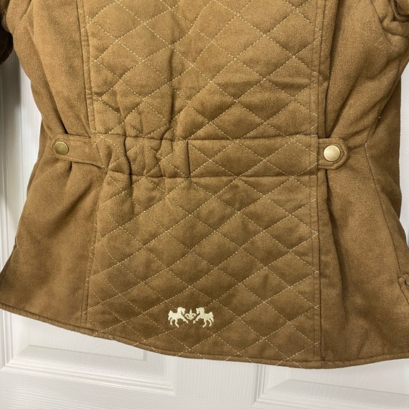 Equine Couture Women's Brown Quilted Riding Jacket size medium - Picture 13 of 15